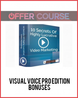 Visual Voice Pro Edition – Bonuses